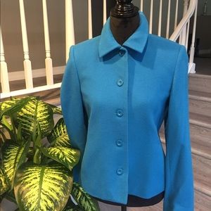 Vintage Blue Wool Jacket